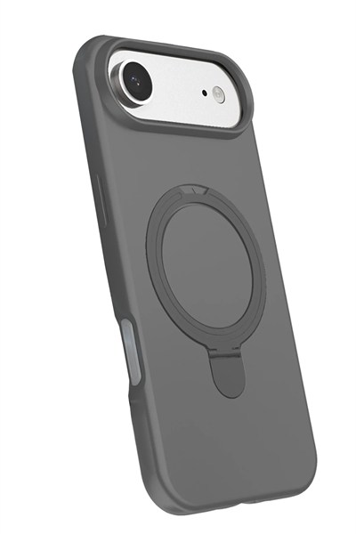 Mey İthalat®   iPhone 17 Air Regal Magsafe Standlı Kapak - Titan Gri