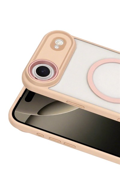 Mey İthalat®   iPhone 17 Air Terea Magsafe Kapak - Pembe