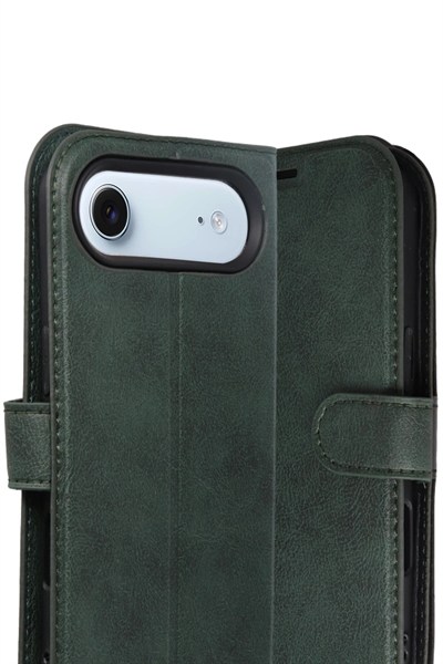 Mey İthalat®   iPhone 17 Air Trend S Plus Kapaklı Kılıf - Yeşil