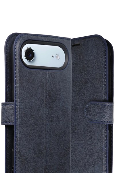 Mey İthalat®   iPhone 17 Air Trend S Plus Kapaklı Kılıf - Lacivert