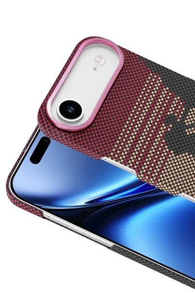 Mey İthalat®   iPhone 17 Air Vega Magsafe Kapak - Kırmızı