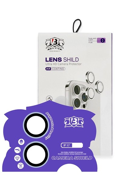 Mey İthalat®   iPhone 17 Bilvis Titan Kamera Lens - Açık Mavi
