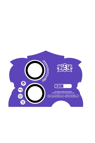 Mey İthalat®   iPhone 17 Bilvis Titan Kamera Lens - Gümüş