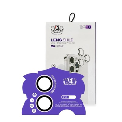 Mey İthalat®   iPhone 17 Bilvis Titan Kamera Lens - Lila