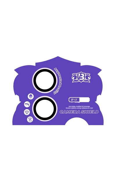 Mey İthalat®   iPhone 17 Bilvis Titan Kamera Lens - Lila