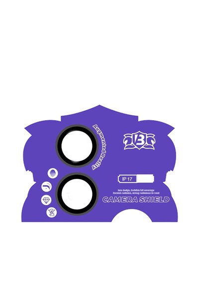 Mey İthalat®   iPhone 17 Bilvis Titan Kamera Lens - Siyah