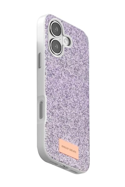 Mey İthalat®   iPhone 17 Bright Simli Kapak - Lila