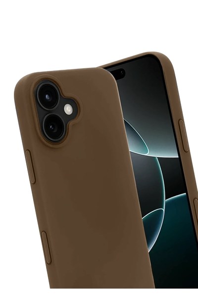 Mey İthalat®   iPhone 17 First Silikon - Kahverengi
