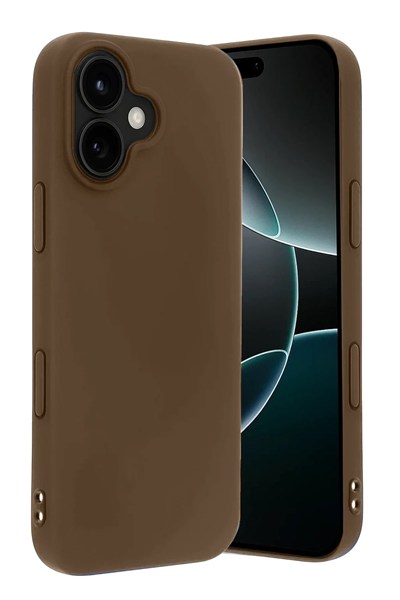 Mey İthalat®   iPhone 17 First Silikon - Kahverengi