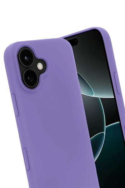 Mey İthalat®   iPhone 17 First Silikon - Lila