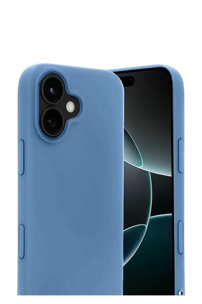 Mey İthalat®   iPhone 17 First Silikon - Mavi