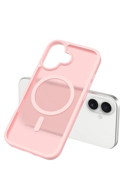 Mey İthalat®   iPhone 17 Jota Magsafe Kapak - Pudra