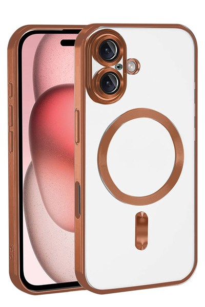 Mey İthalat®   iPhone 17 Kross Magneticsafe Kapak - Turuncu