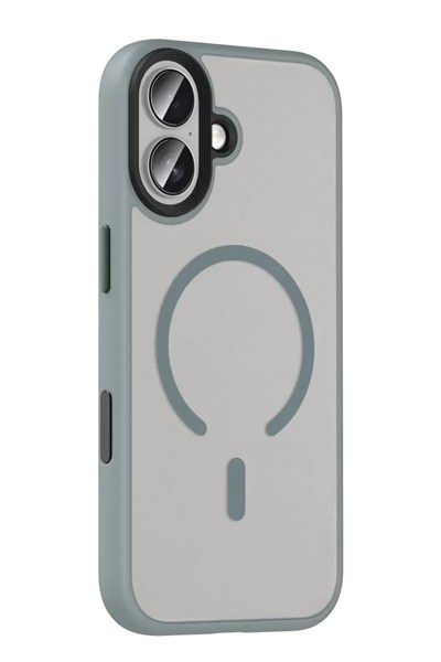 Mey İthalat®   iPhone 17 Megane Magsafe Kapak - Titan Gri