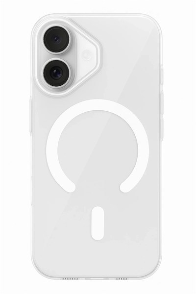 Mey İthalat®   iPhone 17 PC Blank Magsafe Kapak - Şeffaf