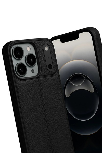 Mey İthalat®   iPhone 17 Pro Auto Focus Kapak - Siyah