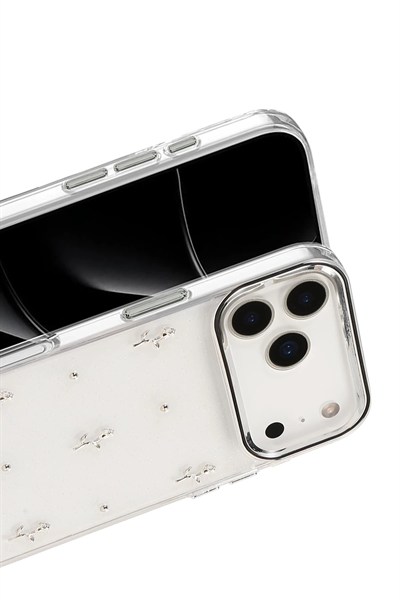 Mey İthalat®   iPhone 17 Pro Fiyonk Desenli Kapak - Desen 4