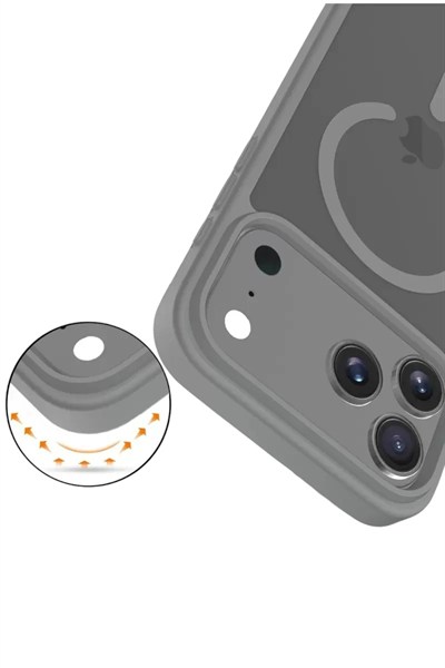 Mey İthalat®   iPhone 17 Pro Jota Magsafe Kapak - Titan Gri