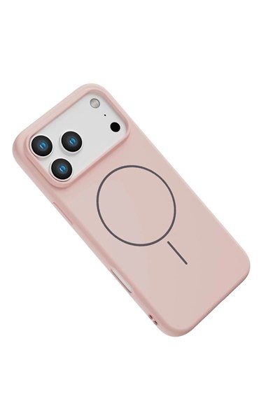 Mey İthalat®   iPhone 17 Pro Jully Magsafe Kapak - Pudra