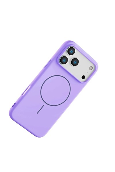 Mey İthalat®   iPhone 17 Pro Jully Magsafe Kapak - Lila