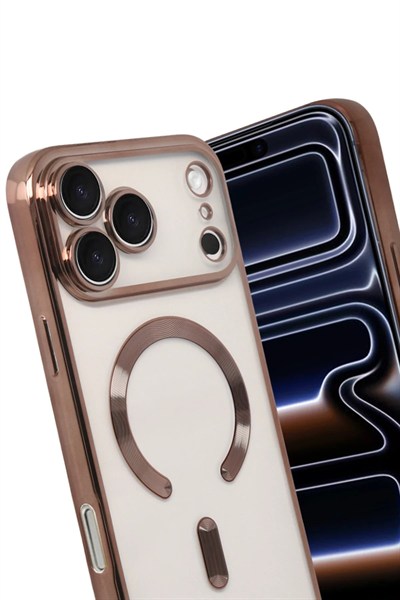 Mey İthalat®   iPhone 17 Pro Kross Magneticsafe Kapak - Çöl Titanyum