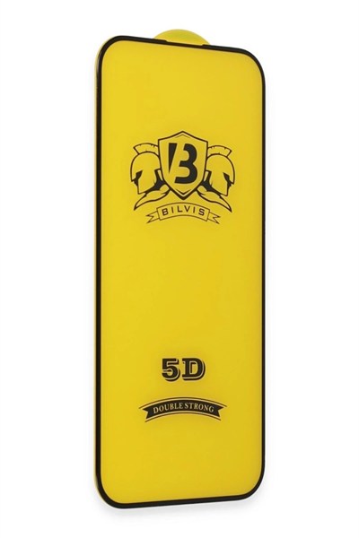 Mey İthalat®   iPhone 17 Pro Max Bilvis 3D Cam Ekran Koruyucu - Siyah