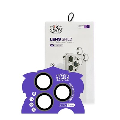 Mey İthalat®   iPhone 17 Pro Max Bilvis Titan Kamera Lens - Natural Grey