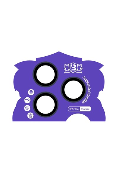 Mey İthalat®   iPhone 17 Pro Max Bilvis Titan Kamera Lens - Lacivert