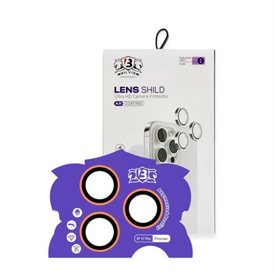 Mey İthalat®   iPhone 17 Pro Max Bilvis Titan Kamera Lens - Turuncu