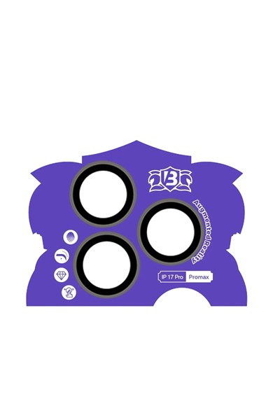 Mey İthalat®   iPhone 17 Pro Max Bilvis Titan Kamera Lens - Natural Grey