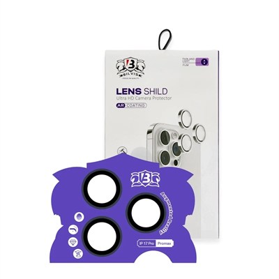 Mey İthalat®   iPhone 17 Pro Max Bilvis Titan Kamera Lens - Lacivert