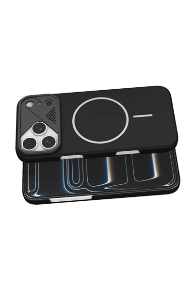 Mey İthalat®   iPhone 17 Pro Max Export Magsafe Kapak - Siyah
