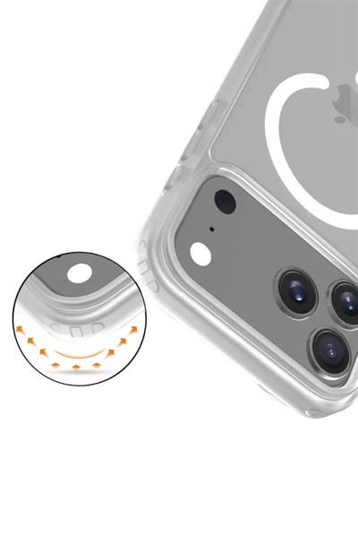 Mey İthalat®   iPhone 17 Pro Max Jota Magsafe Kapak - Şeffaf