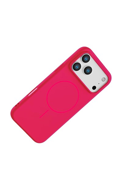 Mey İthalat®   iPhone 17 Pro Max Jully Magsafe Kapak - Pembe