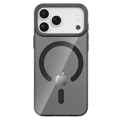 Mey İthalat®   iPhone 17 Pro Max PC Blank Magsafe Kapak - Siyah