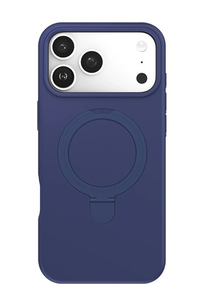 Mey İthalat®   iPhone 17 Pro Max Regal Magsafe Standlı Kapak - Lacivert