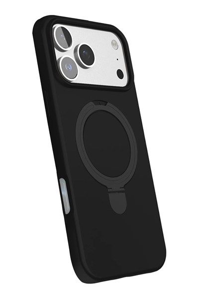 Mey İthalat®   iPhone 17 Pro Max Regal Magsafe Standlı Kapak - Siyah