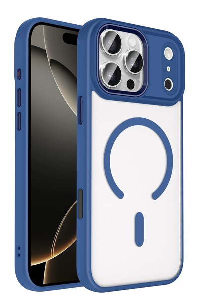 Mey İthalat®   iPhone 17 Pro Max Terea Magsafe Kapak - Lacivert