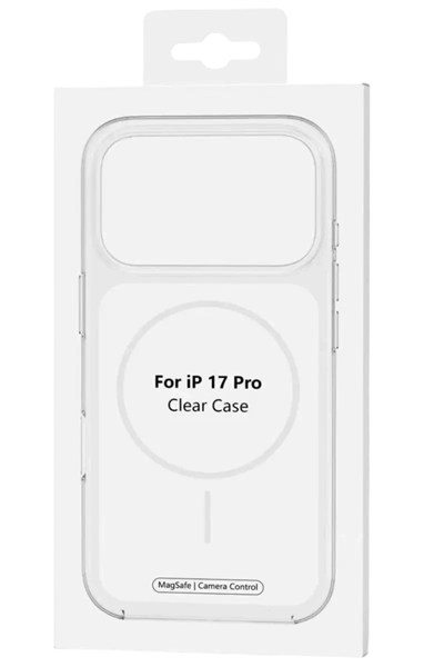Mey İthalat®   iPhone 17 Pro Max Vizima Animasyonlu Magsafe Kapak - Beyaz