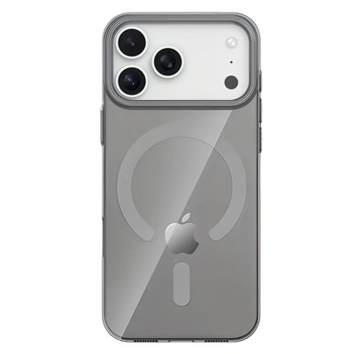 Mey İthalat®   iPhone 17 Pro PC Blank Magsafe Kapak - Natural Grey