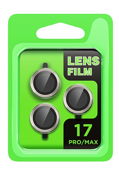 Mey İthalat®   iPhone 17 Pro Raze Metal Kamera Lens - Gri