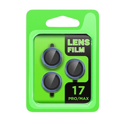 Mey İthalat®   iPhone 17 Pro Raze Metal Kamera Lens - Koyu Mavi