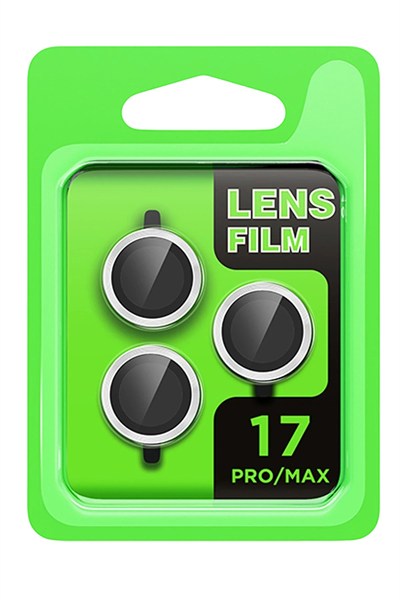 Mey İthalat®   iPhone 17 Pro Raze Metal Kamera Lens - Gümüş