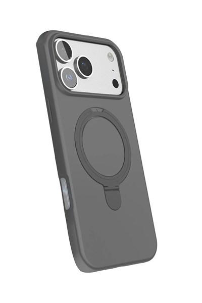 Mey İthalat®   iPhone 17 Pro Regal Magsafe Standlı Kapak - Titan Gri