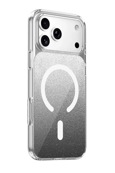 Mey İthalat®   iPhone 17 Pro Sora Simli Magsafe Kapak - Siyah