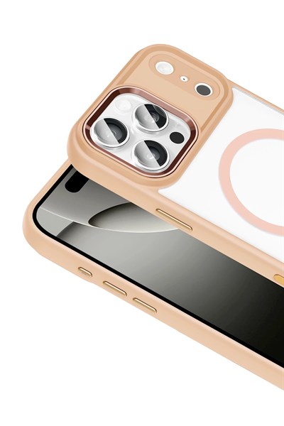 Mey İthalat®   iPhone 17 Pro Terea Magsafe Kapak - Pembe