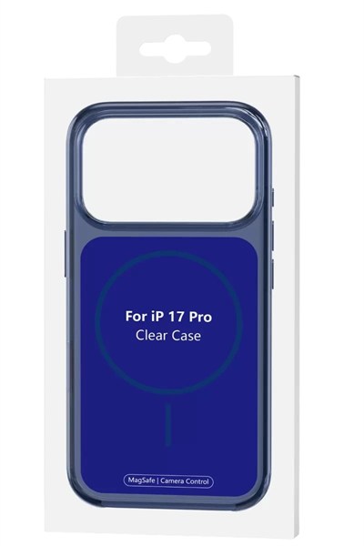 Mey İthalat®   iPhone 17 Pro Vizima Animasyonlu Magsafe Kapak - Lacivert