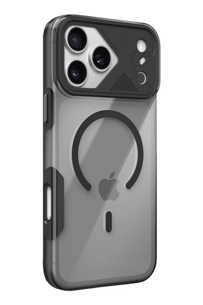Mey İthalat®   iPhone 17 Pro Zinko Magsafe Kapak - Siyah