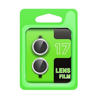 Mey İthalat®   iPhone 17 Raze Metal Kamera Lens - Gümüş