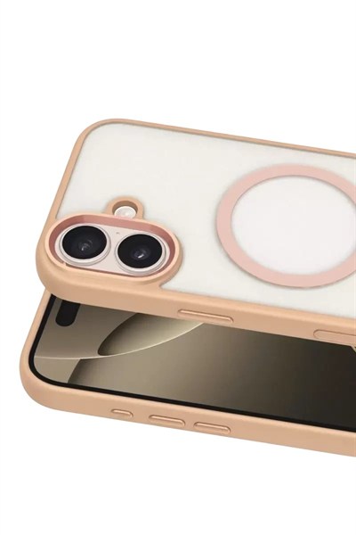 Mey İthalat®   iPhone 17 Terea Magsafe Kapak - Pembe